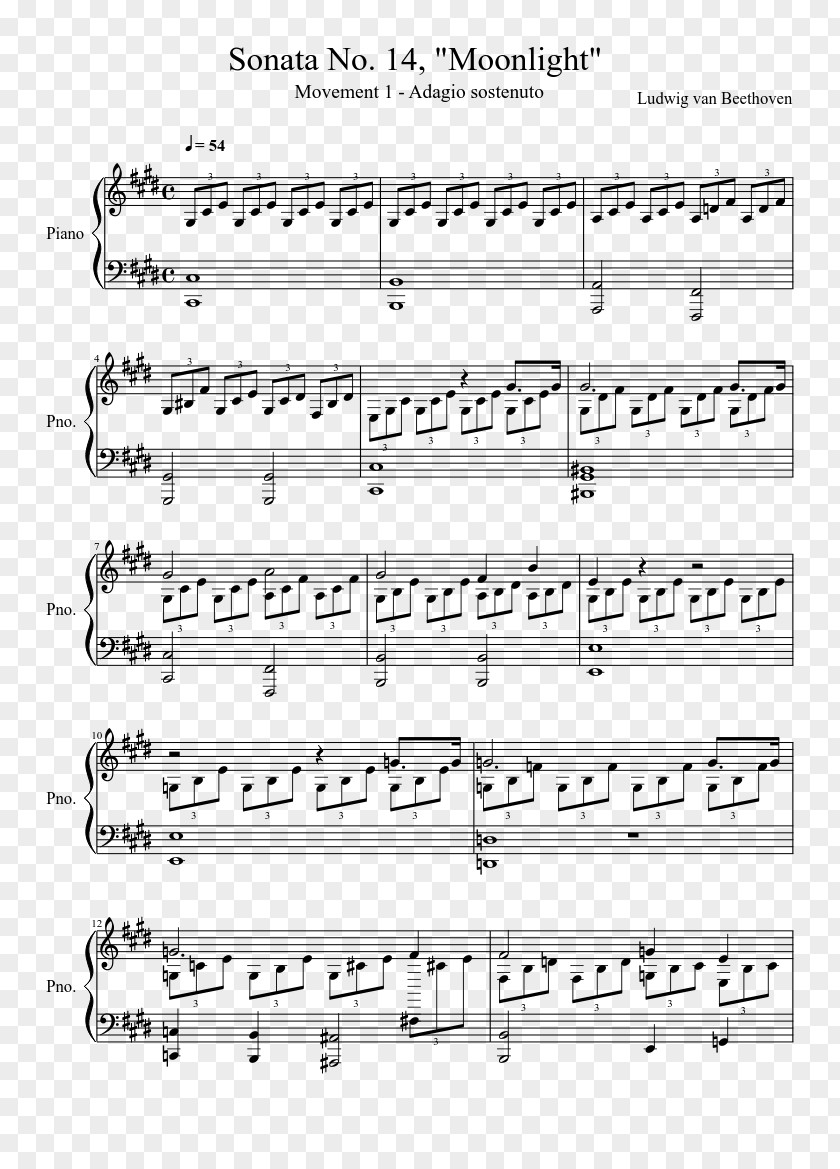 A Cruel Angel's Thesis Sheet Music Piano Song PNG , sheet music clipart PNG