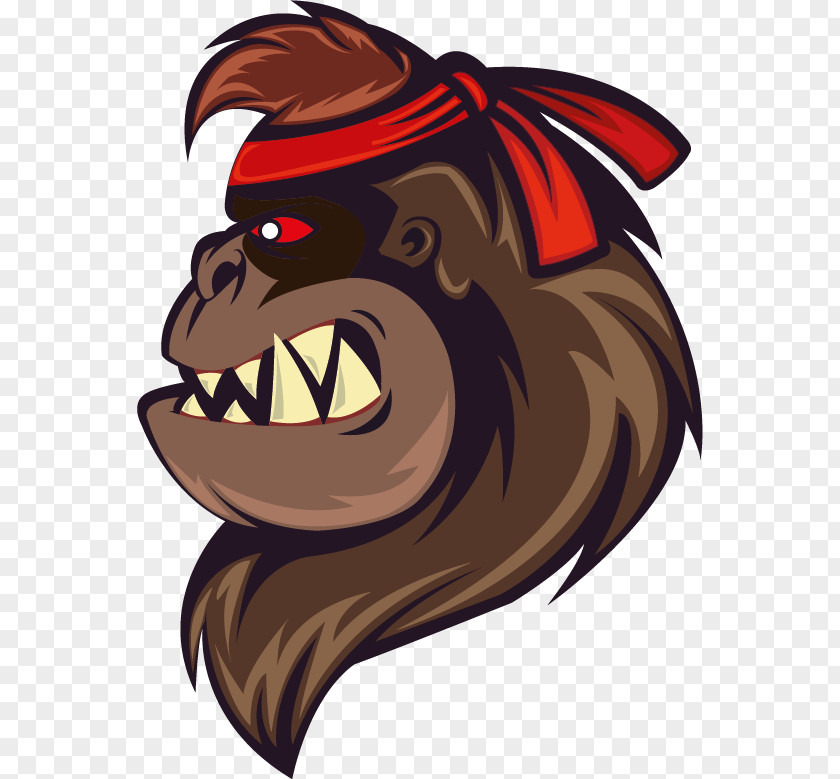 Evil Monkey Canidae Bear Dog Clip Art PNG