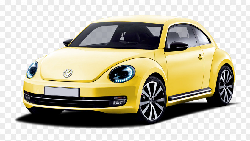 Yellow Volkswagen Beetle Car Image 2012 2014 New PNG