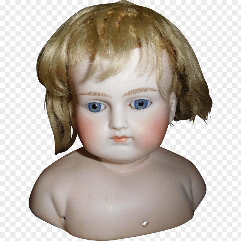 Bisque Doll Forehead Human Hair Color Mannequin Cheek Toddler PNG