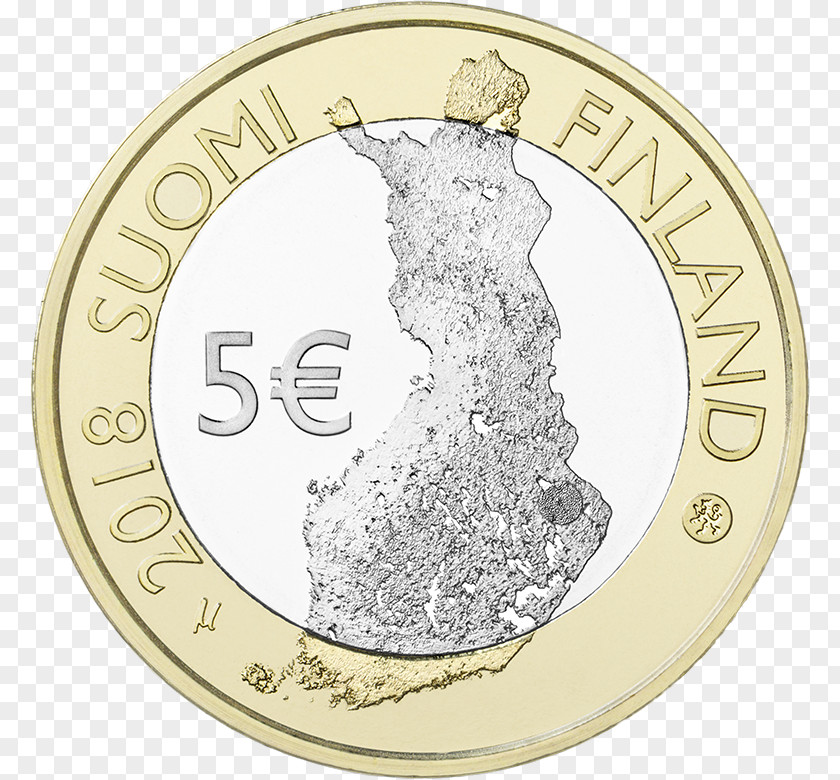 Euro Koli, Finland Finnish Coins 2 Commemorative Coin PNG