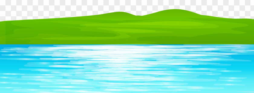 Ground With Lake Transparent Clip Art Image Water Resources Green Swimming Pool Sky PNG