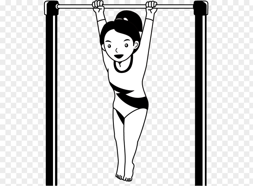 Gymnastics Cliparts Bars Artistic Uneven Parallel Clip Art PNG