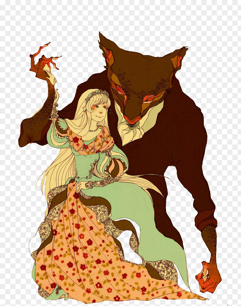 Illustration Of Beauty And Fox Belle The Beast DeviantArt PNG