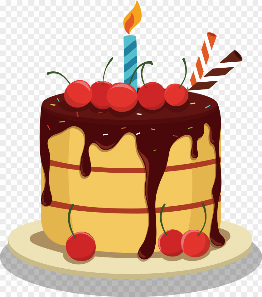 Chocolate Cake Birthday Party Anniversary PNG