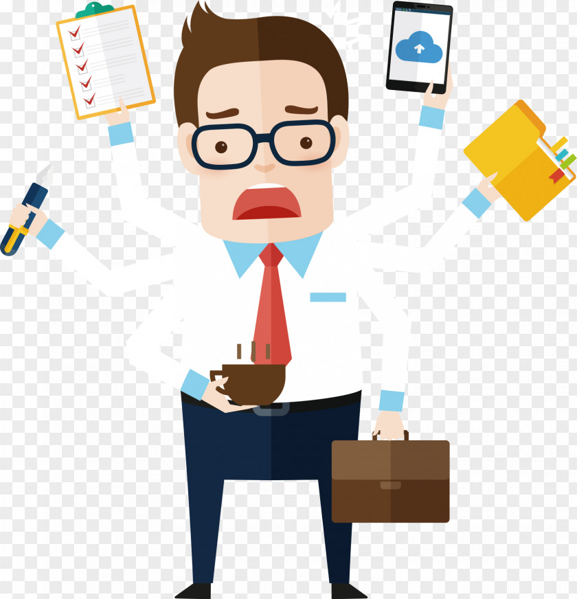 Crazy Business People Let's Build Home Page Clip Art PNG