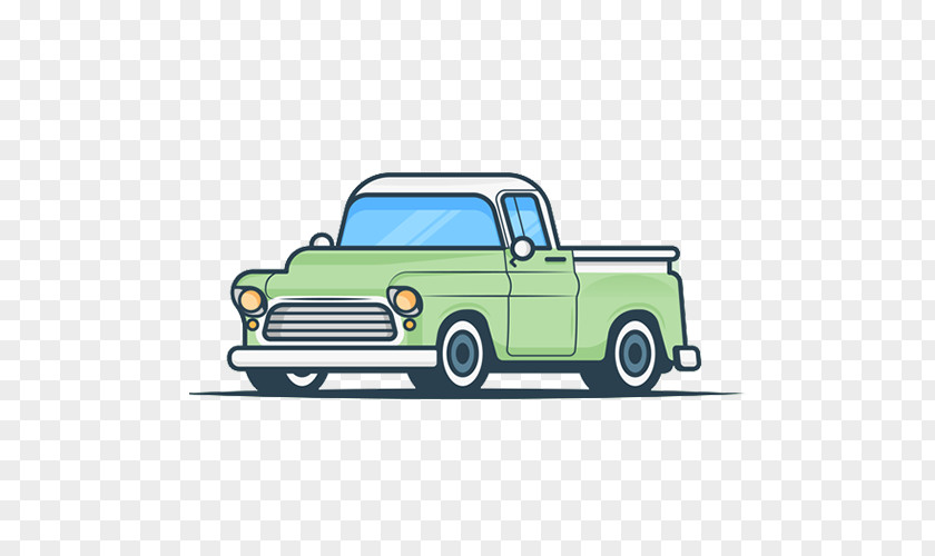 Simple Green Pickup Truck Car Thames Trader 2004 Chevrolet S-10 PNG