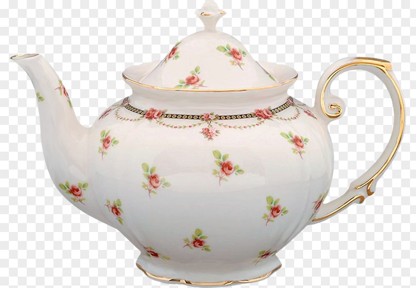 Tea Pot Flowering Teapot Set Porcelain PNG