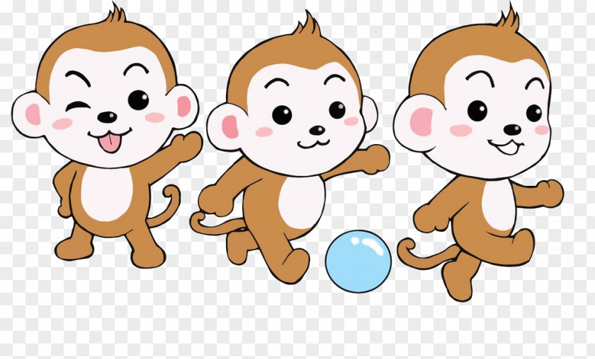 Cute Hip Hop Monkey Cartoon Poster PNG