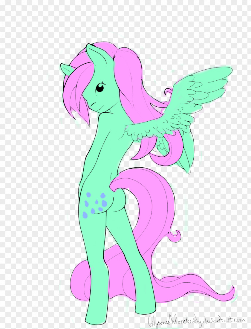 Horse Fairy Sketch PNG