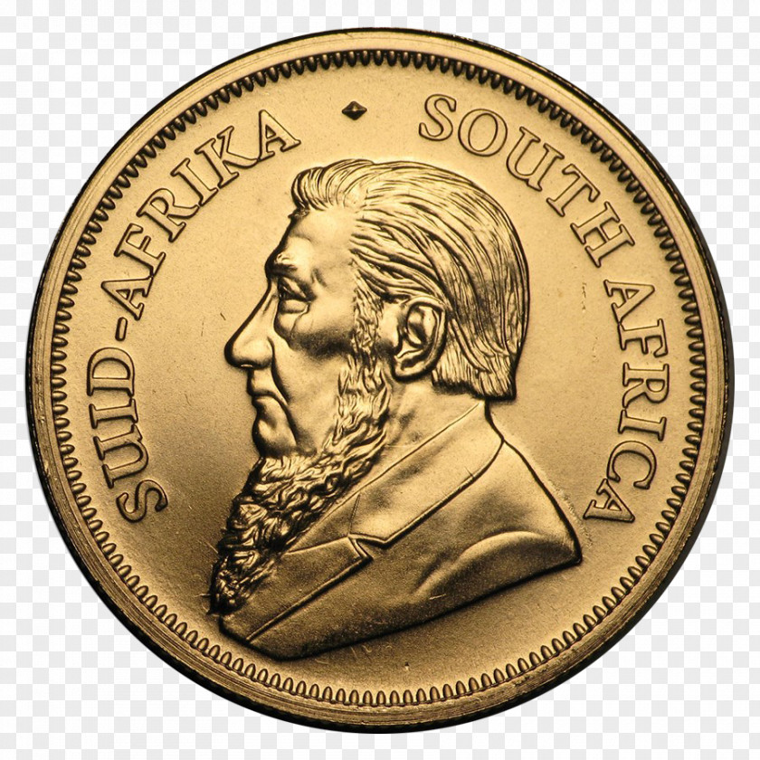 Nigerian Currency Coin Krugerrand South African Mint Bullion Gold PNG