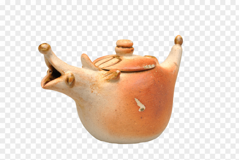 Personalized Tea Teapot Ceramic Pottery Artifact PNG