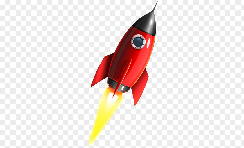 Rocket Launch Spacecraft Icon PNG