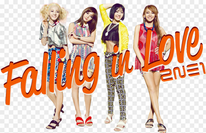 2ne1 2NE1 Falling In Love Logo PNG