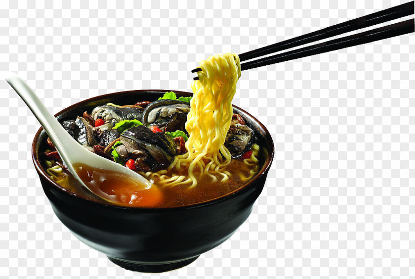 Delicious Bowl Of Udon Creative And Mushroom Flavor Chinese Cuisine Instant Noodle Dandan Noodles Beef Soup Ramen PNG