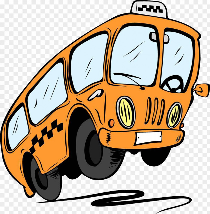 Flew The Bus School Cartoon Clip Art PNG