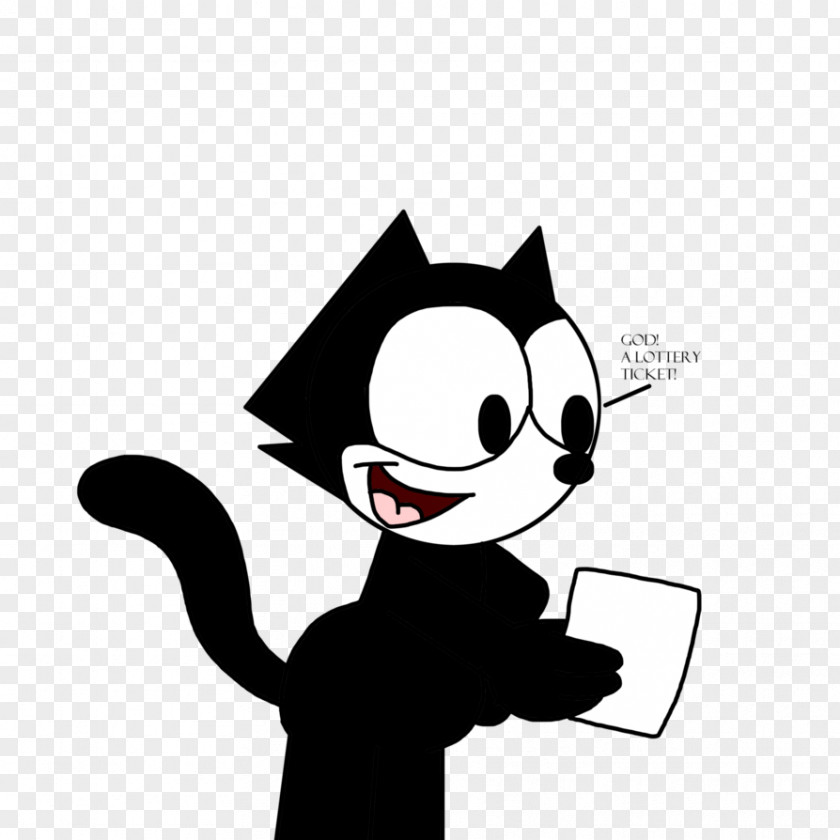Lottery Ticket Felix The Cat Art DreamWorks Animation Character PNG