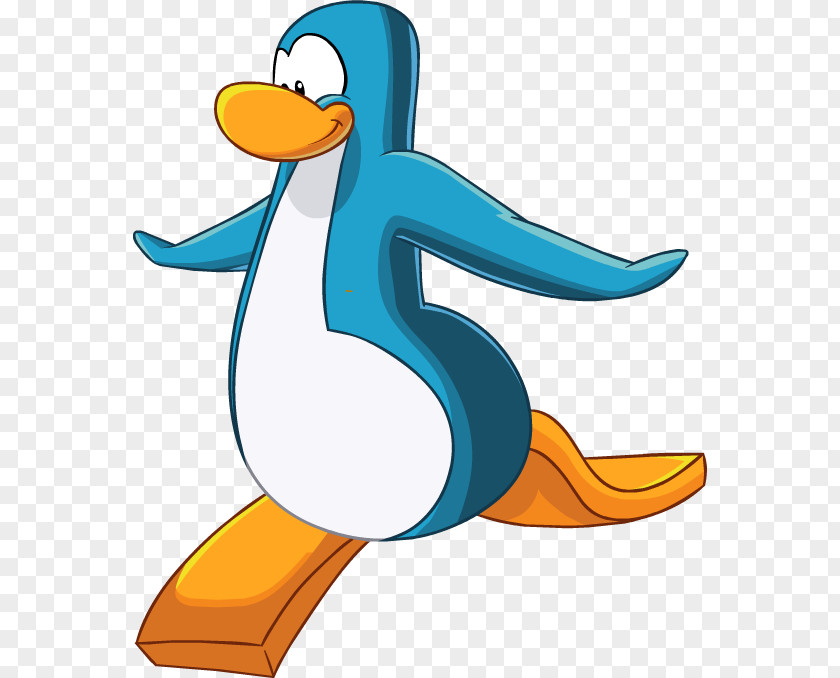 Penguin Club Little Flightless Bird Blue PNG
