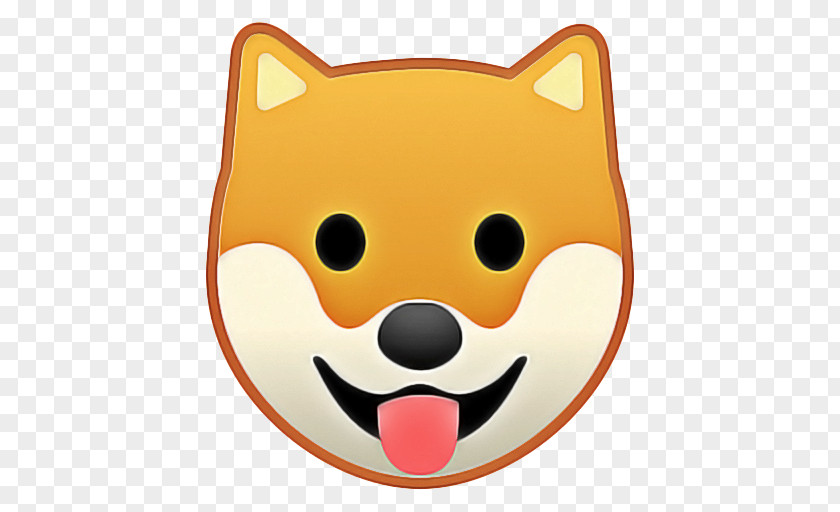 Shiba Inu Smile Cartoon PNG