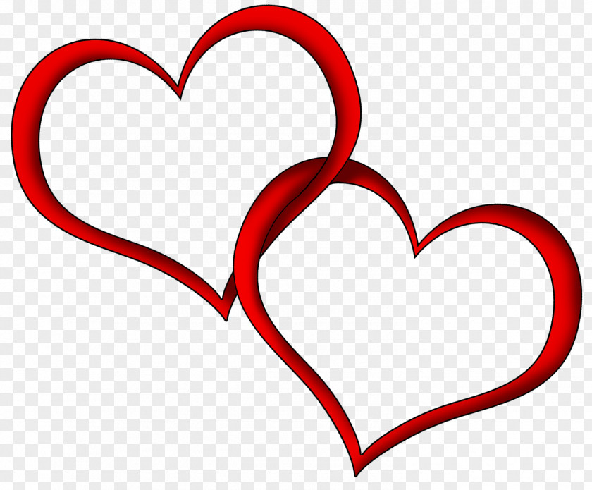 Transparent Red Hearts Clipart Picture Heart Wedding Clip Art PNG