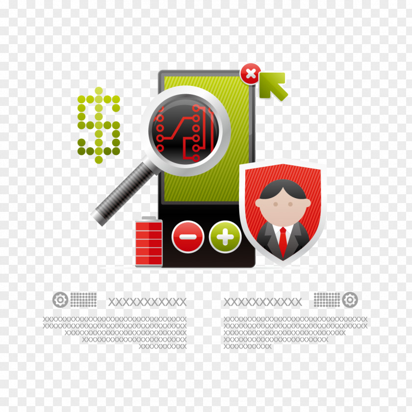 Vector Magnifier And Mobile Phones Magnifying Glass Icon PNG