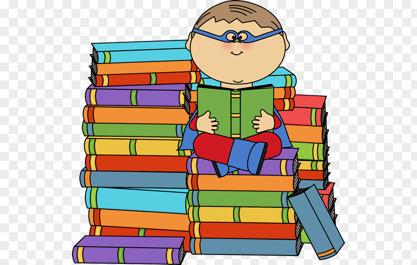 Cute Bookworm Cliparts Flash Superhero Reading Clip Art PNG