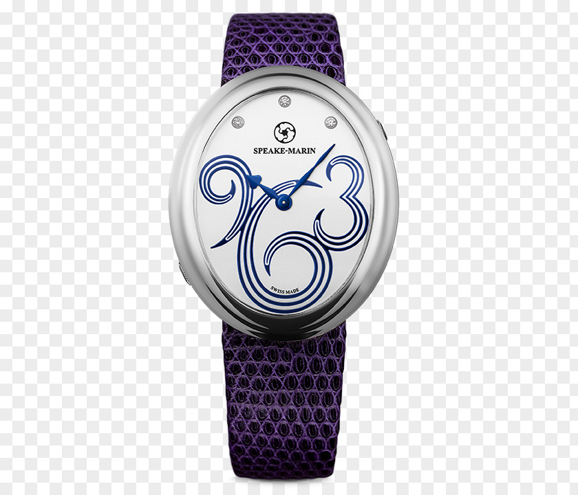 Golden Arabic Numerals Watch Strap Speake-Marin Watchmaker PNG