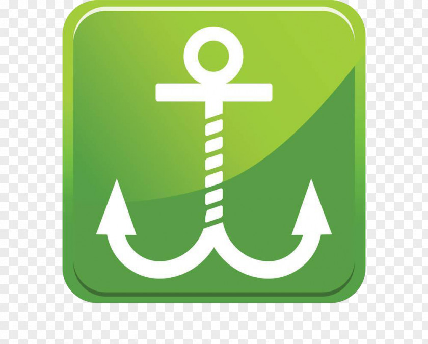 Green Anchor Clip Art PNG