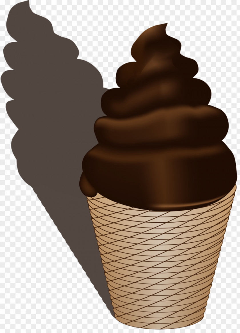Ice Cream Chocolate Cones Cup PNG