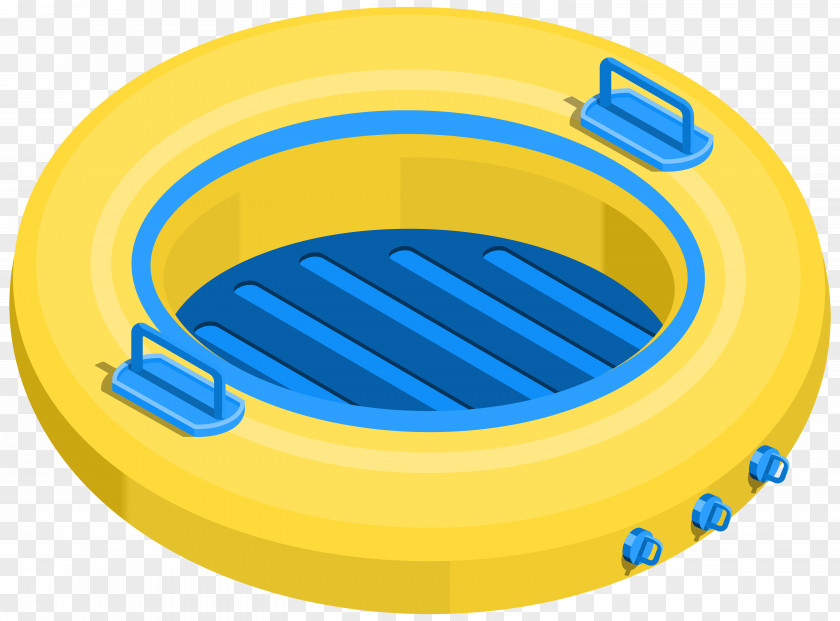 Inflatable Round Boat Transparent Clip Art Image PNG
