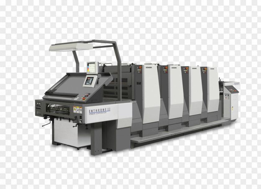 Offset Printing Machine Paper Komori PNG