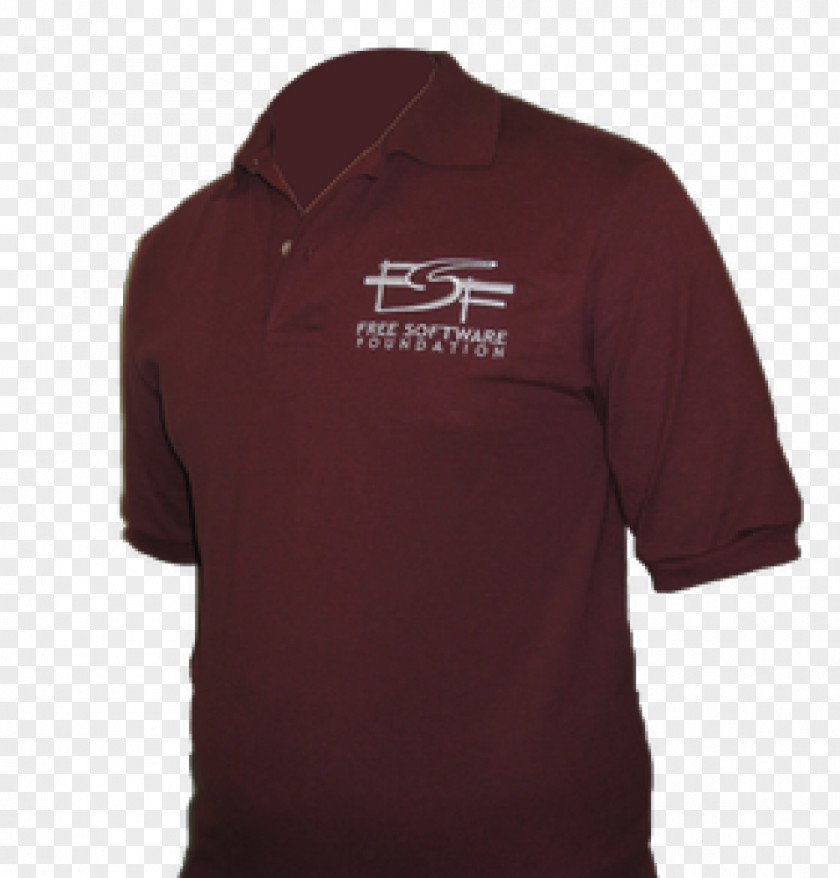 Polo T-shirt Shirt Sleeve Free Software Foundation PNG