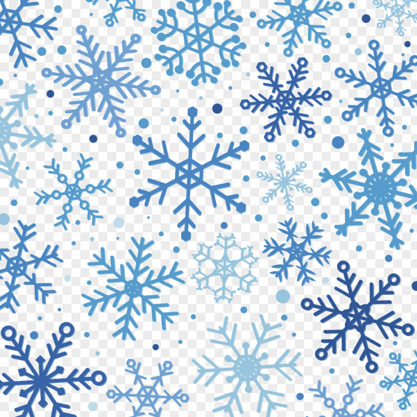 Snowflake Vector Material Winter Pattern PNG