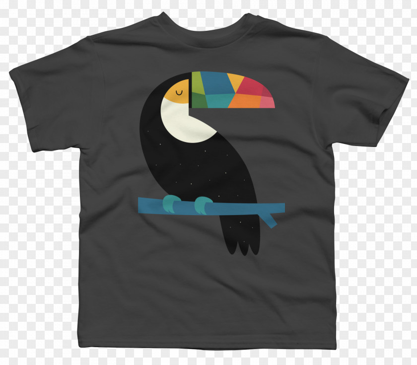 Toucan Printed T-shirt Clothing Design By Humans PNG