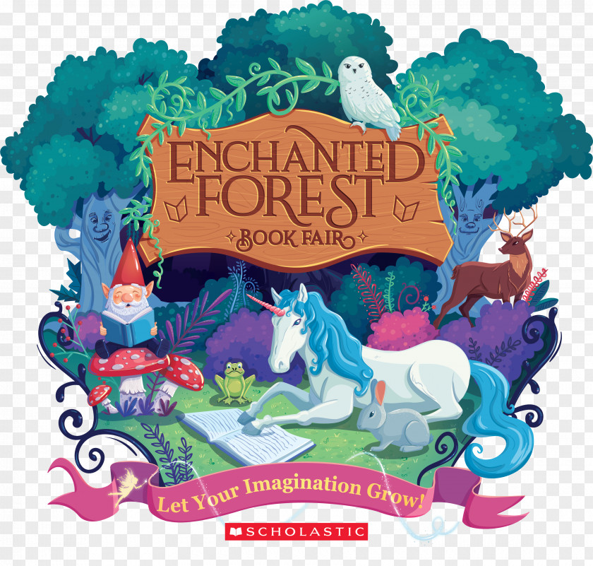 Book Enchanted Forest Fair Scholastic Fairs The Enchanted: A Novel Fall PNG
