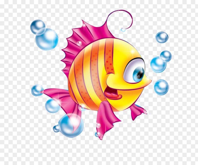 Fish Goldfish Color Drawing Clip Art PNG