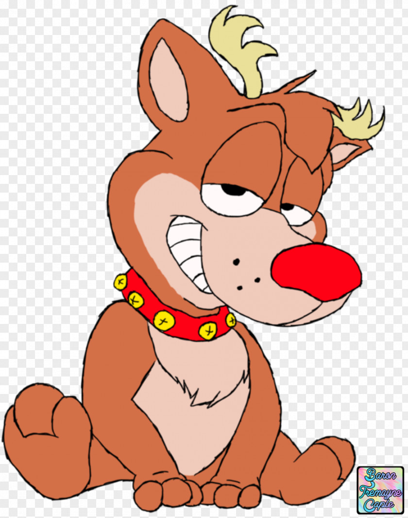 Rudolph Deer Cat Otter Dog PNG