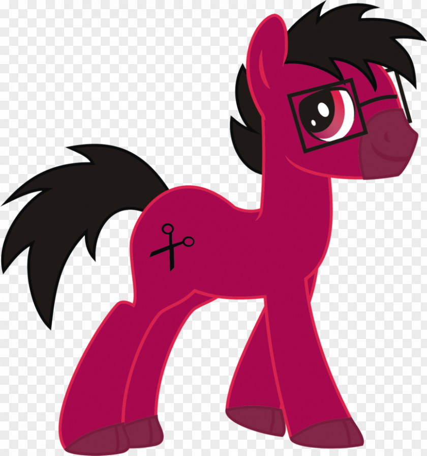 Action Horse Pony Purple Magenta PNG
