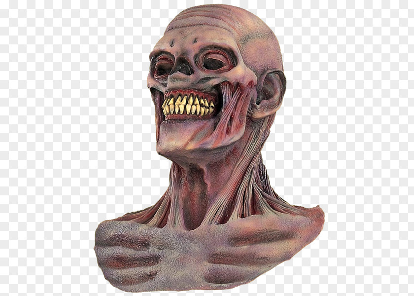 Mask Ghoul Halloween Costume PNG