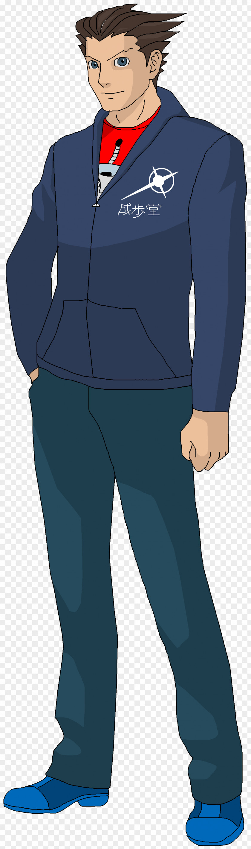 Ace Attorney Cartoon Human Character Uniform PNG