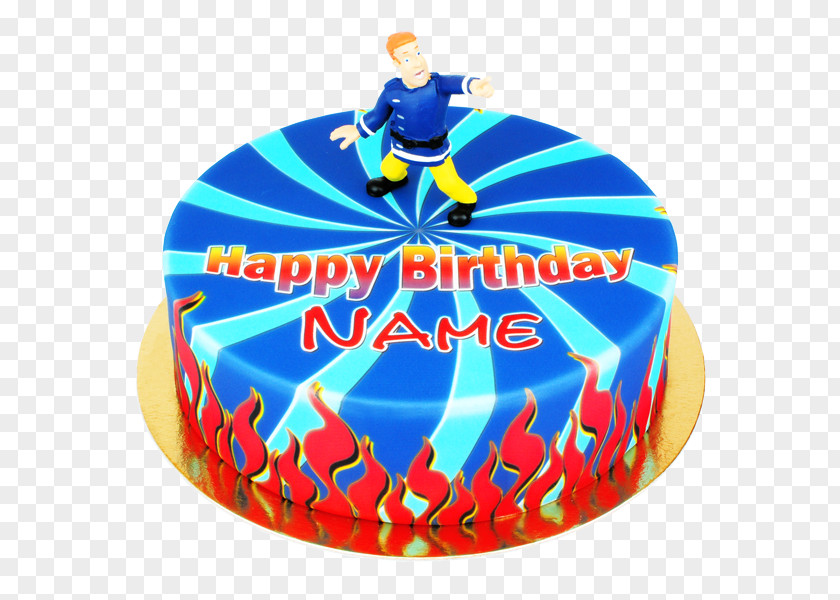 Cake Birthday Torte Fire Department PNG