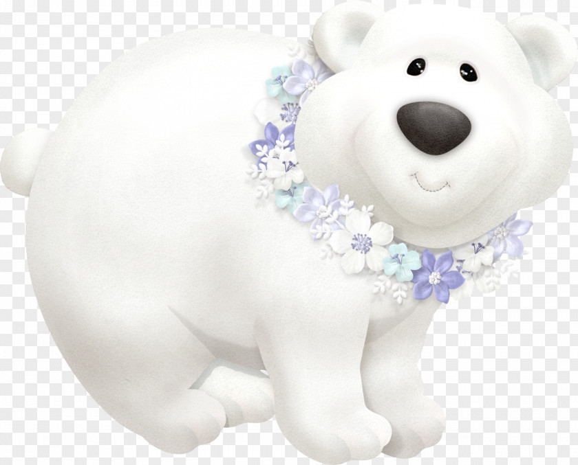 Cartoon Polar Bear Snowman Clip Art PNG