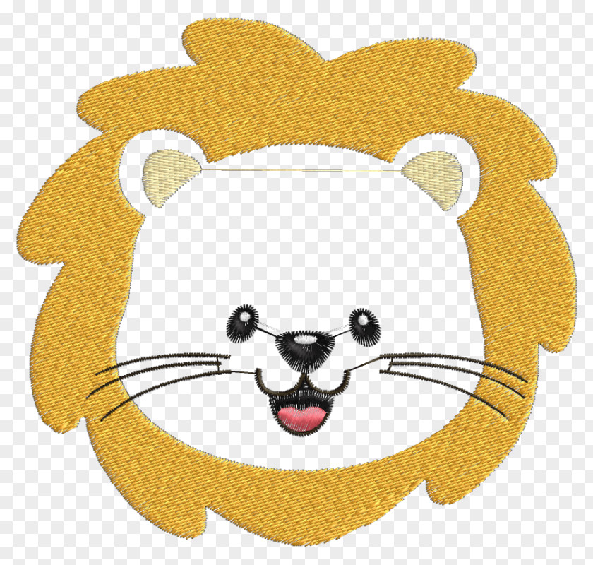 Lion Embroidery Tiger Paper PNG
