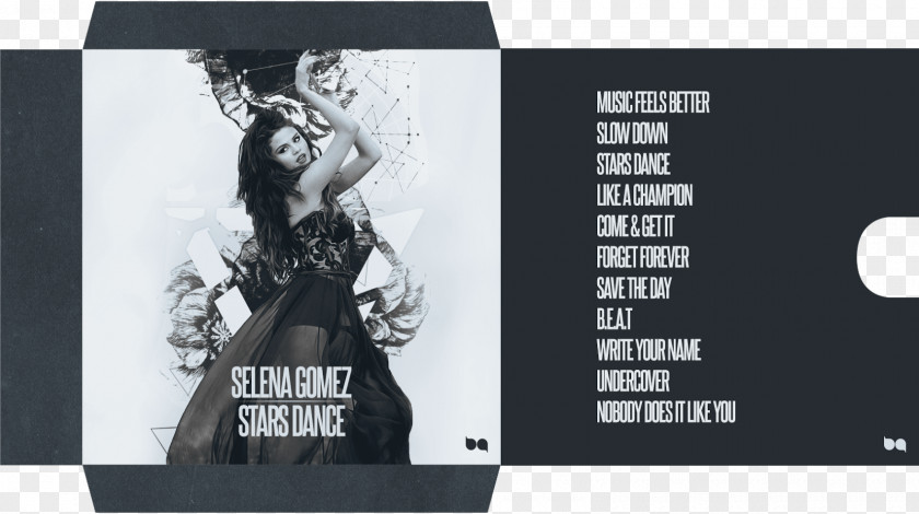 Selena Gomez Stars Dance Tour & The Scene Graphic Design PNG