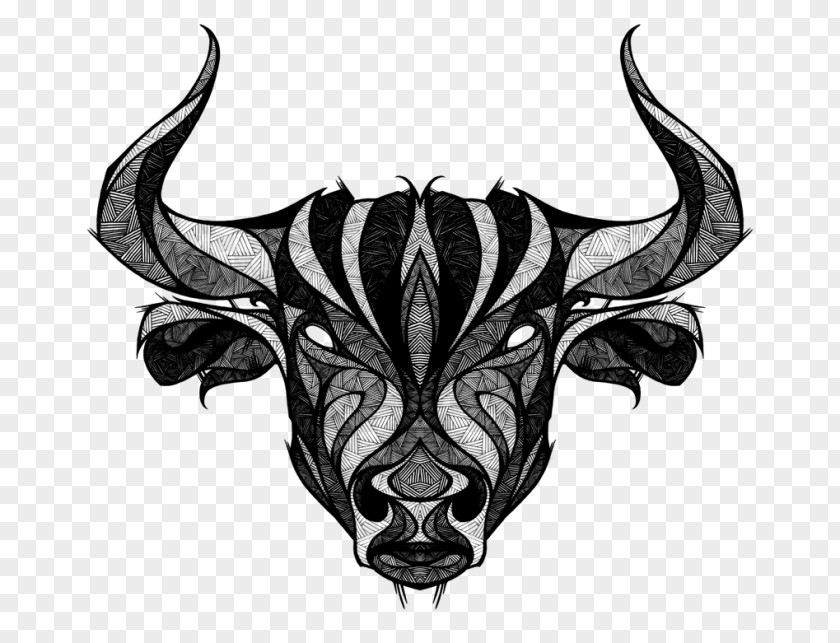 Taurus Tattoo Ink Bull Drawing PNG