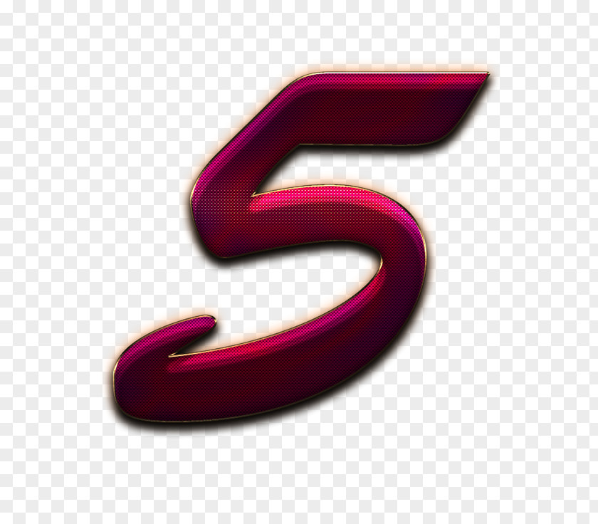 5-number Font Logo Name PNG