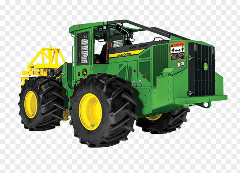 Tractor John Deere Feller Buncher Agricultural Machinery Harvester PNG
