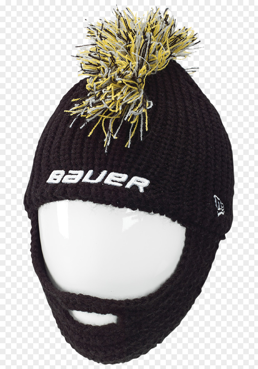 Junior Ice Hockey Beanie Knit Cap Playoff Beard Bauer PNG