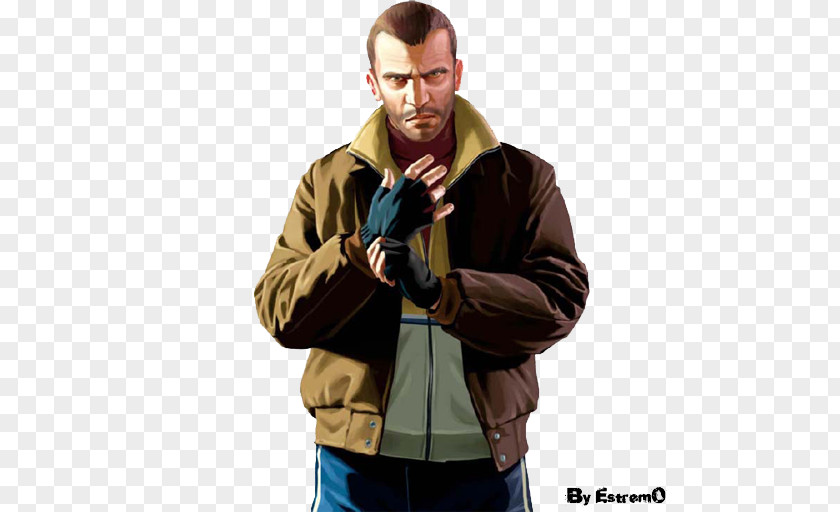 Niko Bellic Transparent Image Grand Theft Auto IV Video Game Wallpaper PNG