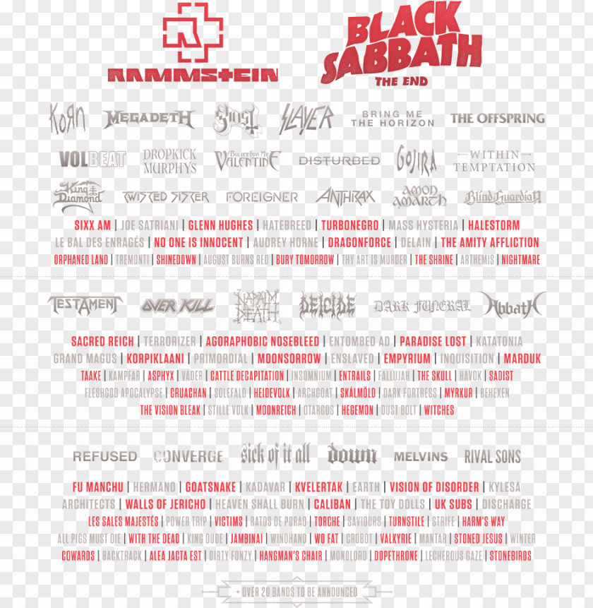 Vodoun Festival Black Sabbath Document Tote Bag Heavy Metal PNG